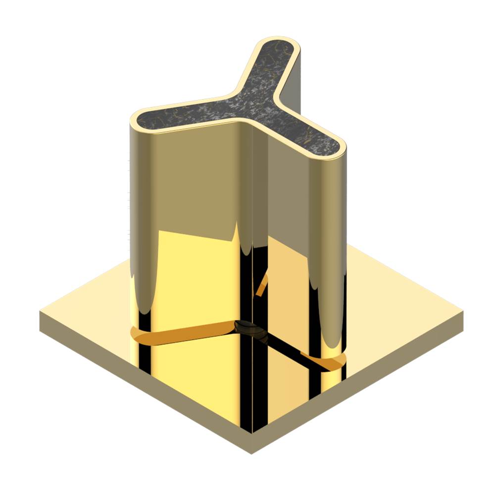 THG - 2-function deck diverter with trim - Gold Color PVD