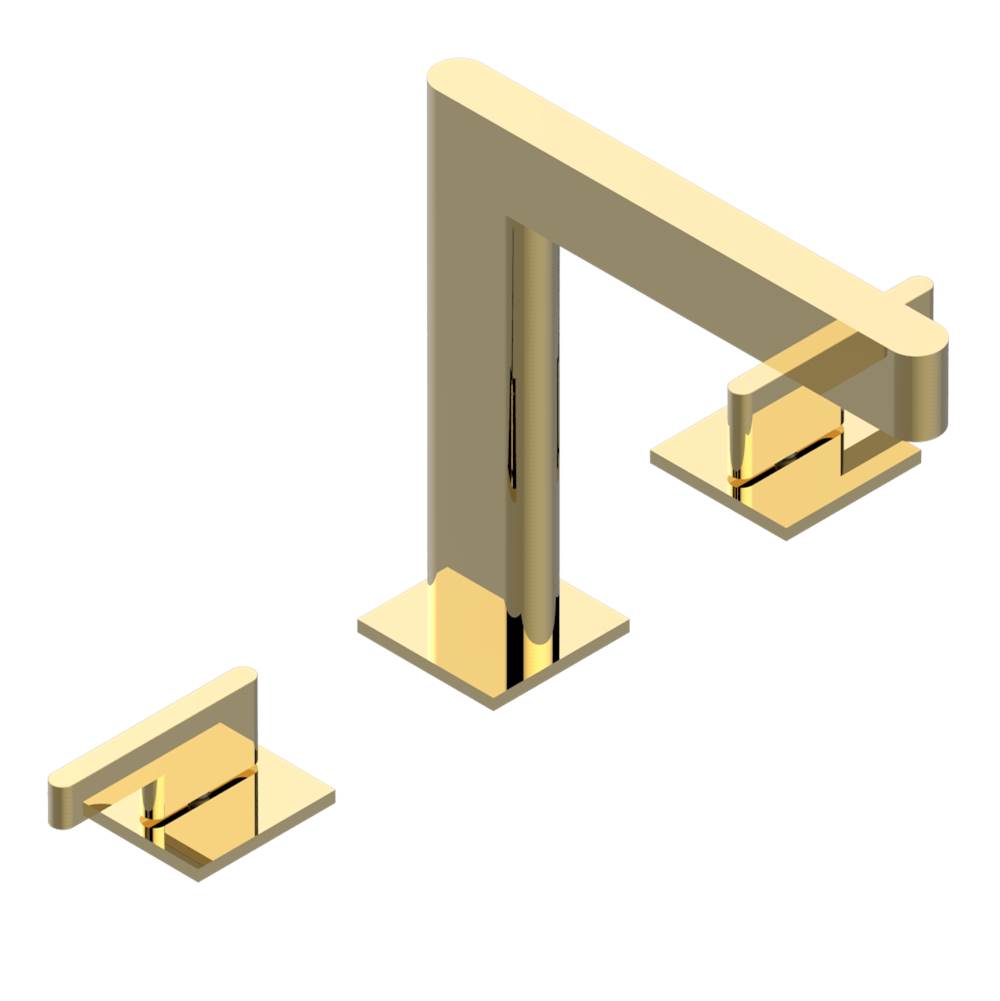 THG - Roman tub set with 3/4'' valves - Gold Polished
