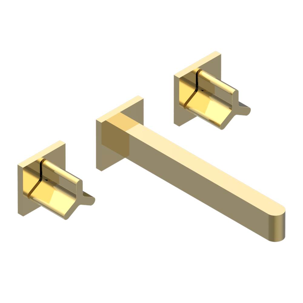 THG - Trim for wall mounted 3-hole bath set only - Gold Polished
