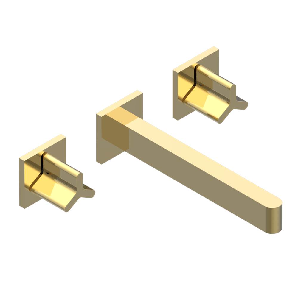 THG - Trim for wall mounted 3-hole bath set only - Gold Polished