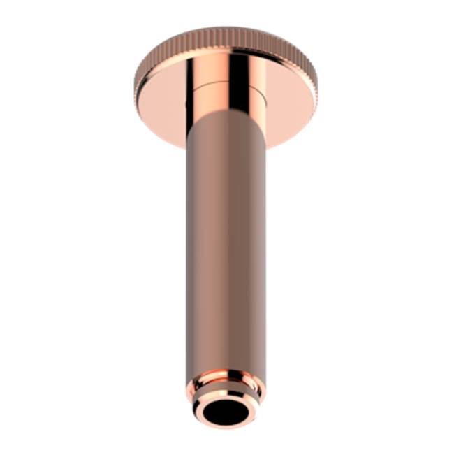 THG - Vertical Shower Arm Ceiling Mounted 1/2'' Connection - Blush PVD