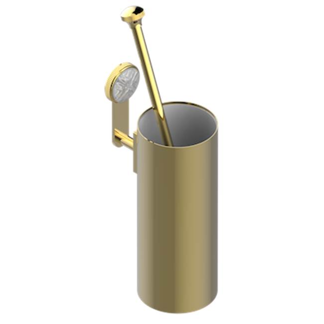 THG - Wall Mounted Toilet Brush Holder - Gold Polished