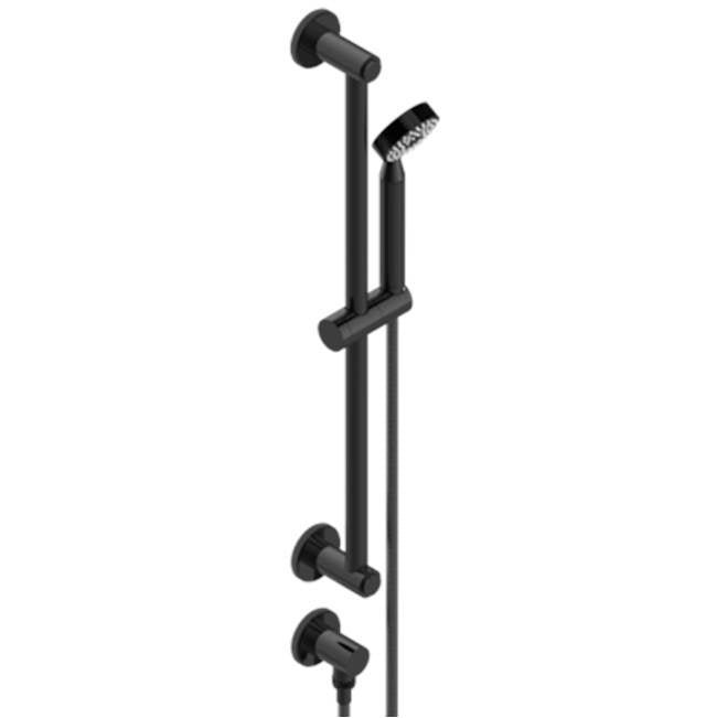 THG - Slide Bar With Handhsower And Elbow - Brown Bronze Color PVD