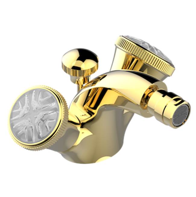 THG - Single Hole Bidet Faucet With Drain - Gold Color PVD