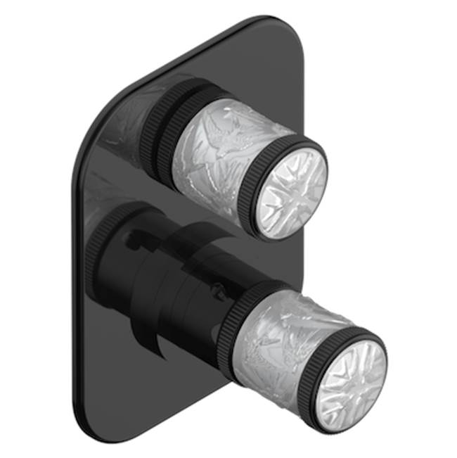 THG - Trim For Thg Thermostat 1 Volume Control, Rough Part Supplied With Fixing Box Ref.5 300ae/us - Brown Bronze Color PVD