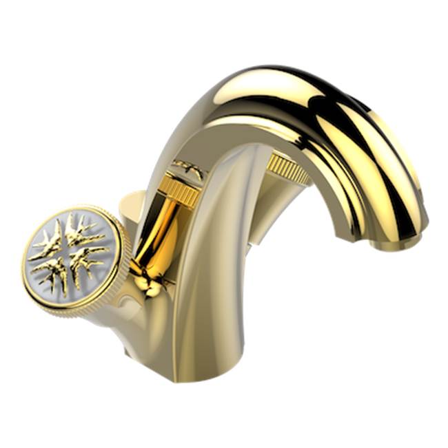 THG - Single Hole Lavatory Set With Drain - Gold Polished