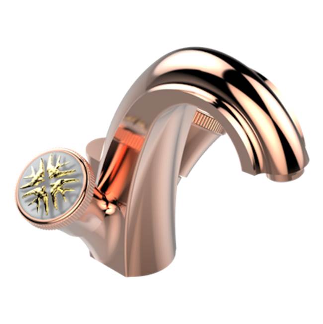 THG - Single Hole Lavatory Set With Drain - Blush PVD