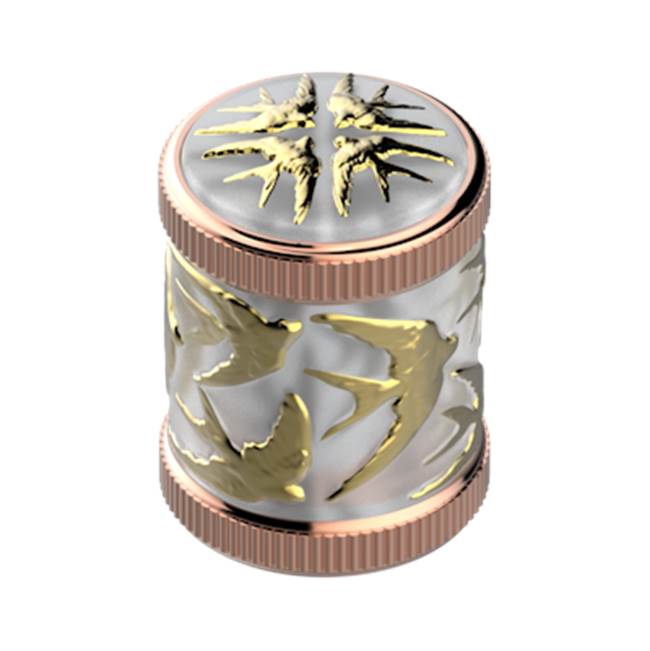 THG - 2-function Deck Diverter With Trim - Blush PVD