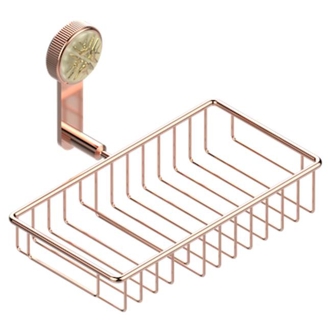THG - Soap And Sponge Holder, Wall Mounted - Blush PVD