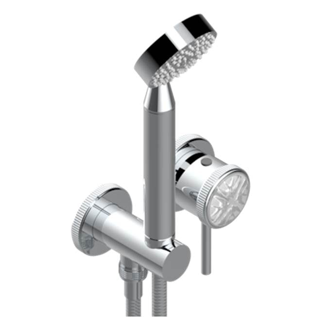 THG - Trim Only For Wall Mixer With Complete Handshower On Hook - Matt Umber PVD