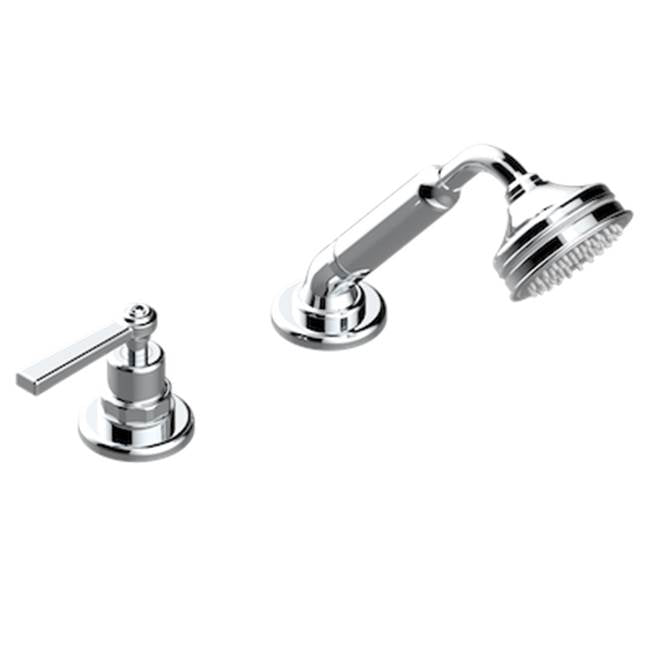 THG - Deck Mounted Mixer With Handshower, Progressive Cartridge - Matt Umber PVD