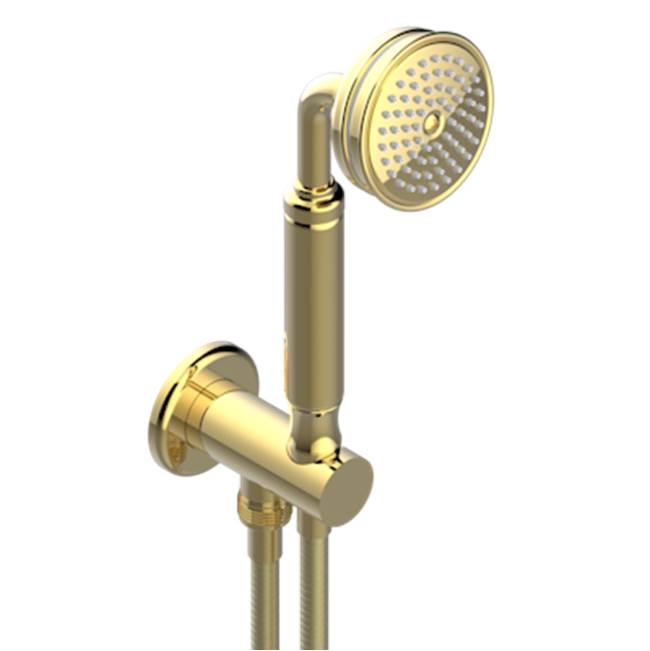 THG - Wall Mounted Handshower With Integrated Fixed Hook - Gold Polished