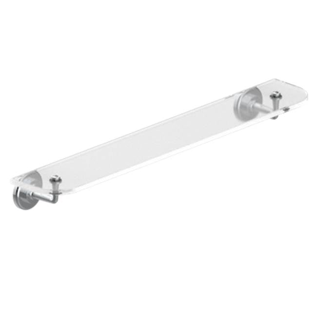 THG - Glass Shelf With Brackets - Matt Umber PVD