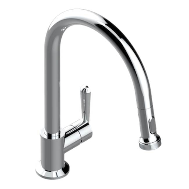 THG - Single Hole Pull Out Kitchen Faucet - Matt Umber PVD