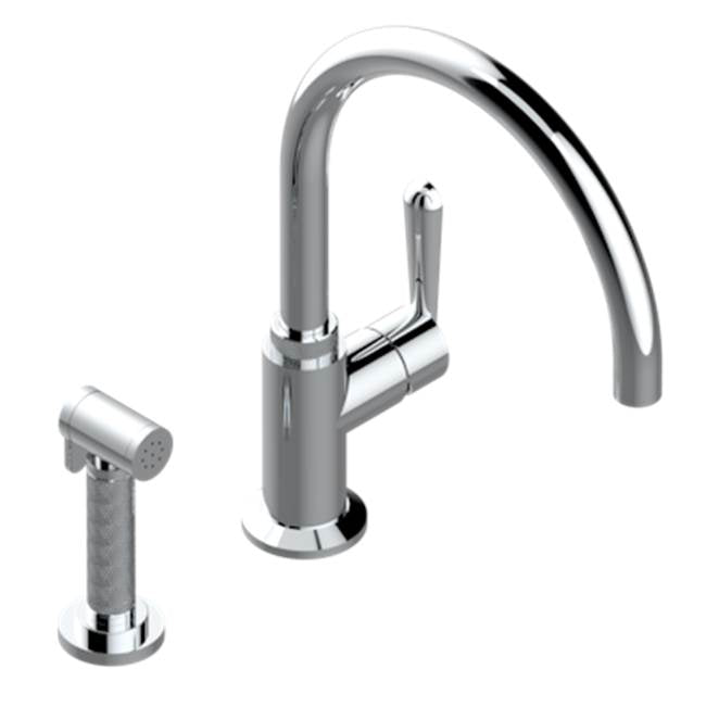THG - Single Hole Mixer With Swivel And Side Spray - Matt Umber PVD
