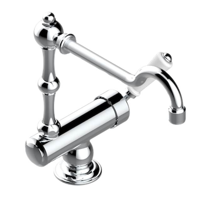 THG - Single Hole Kitchen Faucet With Movable Spout For Window Opening - Matt Umber PVD