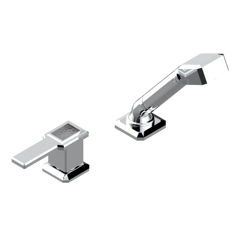 THG - Deck mounted mixer with handshower, progressive cartridge - Matt Umber PVD