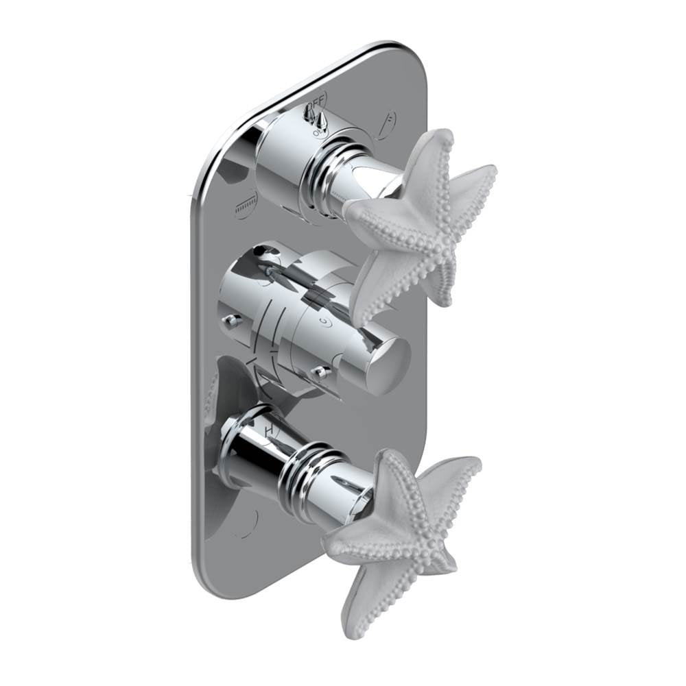 THG - Trim for thg thermostat with 2-way diverter and on/off control, rough part supplied with fixing box ref. .5 540AE/US - Matt Umber PVD