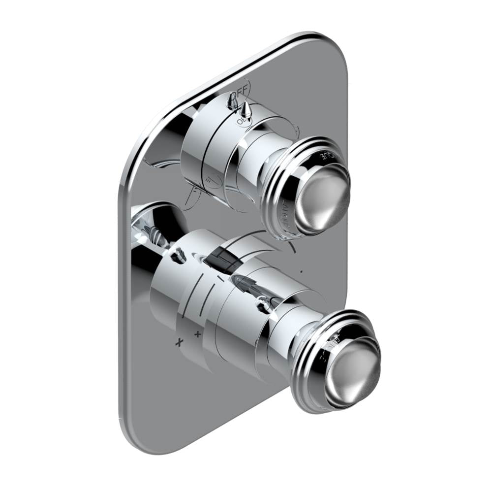 THG - Trim for thg thermostat with 2-way diverter, rough part supplied with fixing box ref. 5 500AE/US - Matt Umber PVD