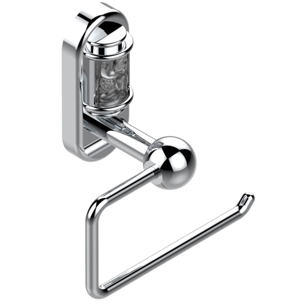 THG - Toilet paper holder, single mount without cover - Matt Umber PVD