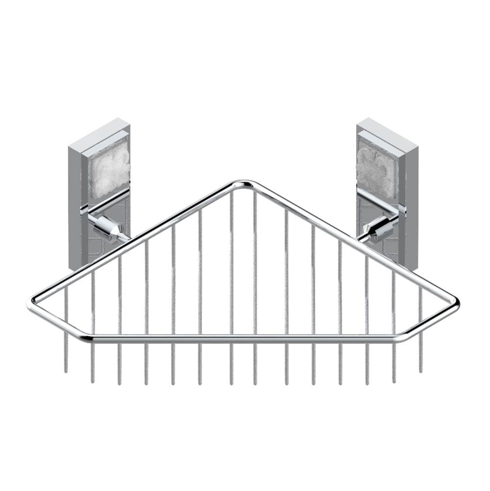 THG - Large corner soap basket, wall mounted - Matt Umber PVD
