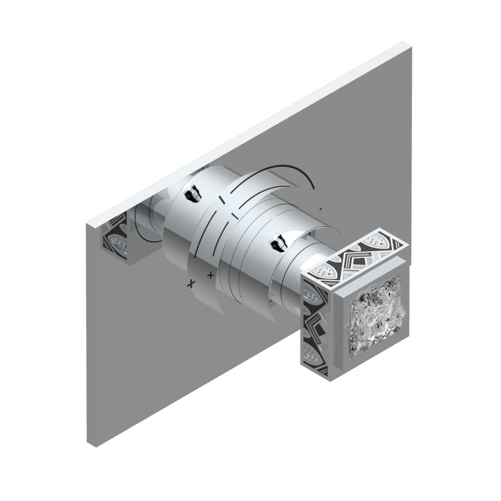 THG - Trim for THG thermostatic valve, rough part supplied with fixing box ref.5 200AE/US - Chrome Polished,Gold Polished