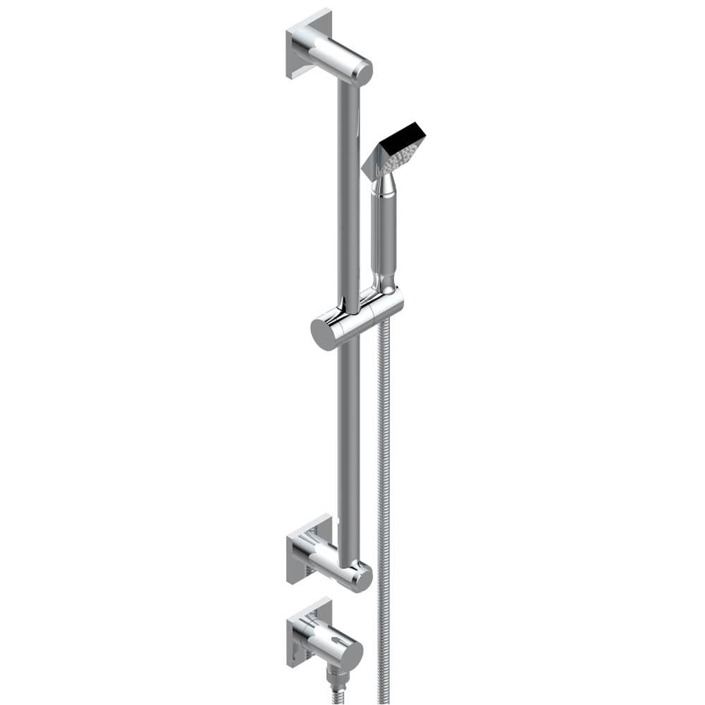 THG - Slide bar with handhsower and elbow - Matt Umber PVD