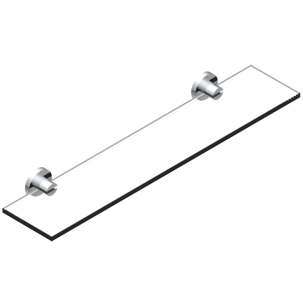 THG - Glass shelf with brackets - Matt Umber PVD