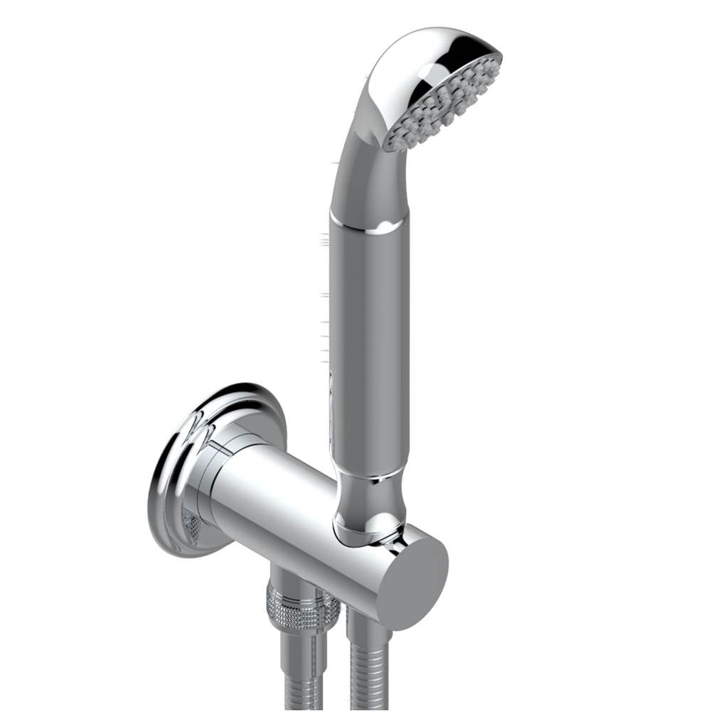 THG - Wall mounted handshower with integrated fixed hook - Matt Umber PVD