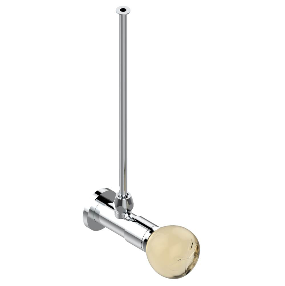 THG - Angle supply valve with 3/8'' adaptor set for toilet - Matt Umber PVD