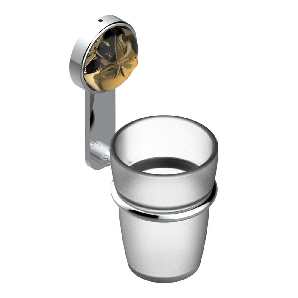 THG - Tumbler holder, wall mounted - Matt Umber PVD