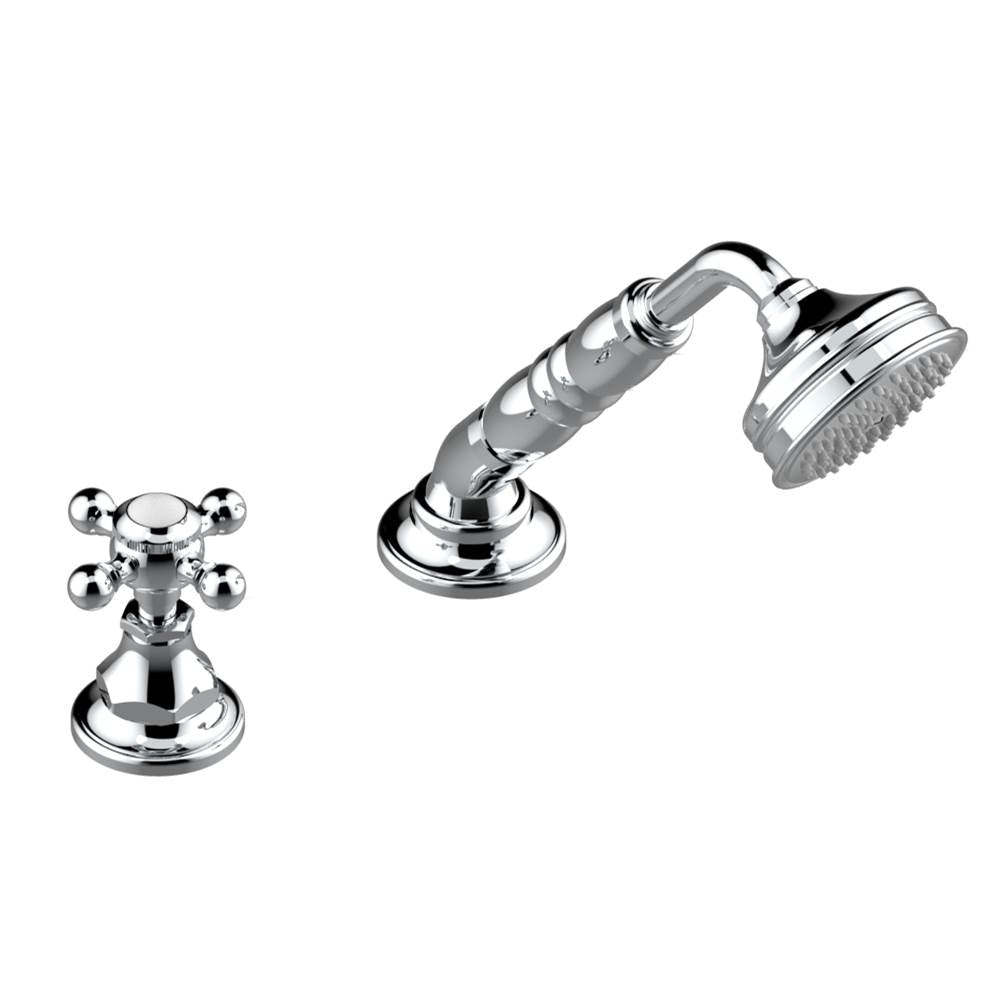 THG - Deck mounted mixer with handshower, progressive cartridge - Matt Umber PVD