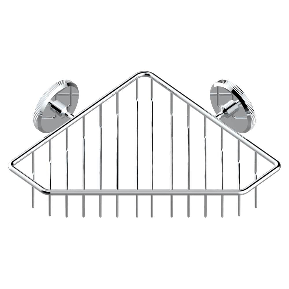 THG - Large corner soap basket, wall mounted - Matt Umber PVD