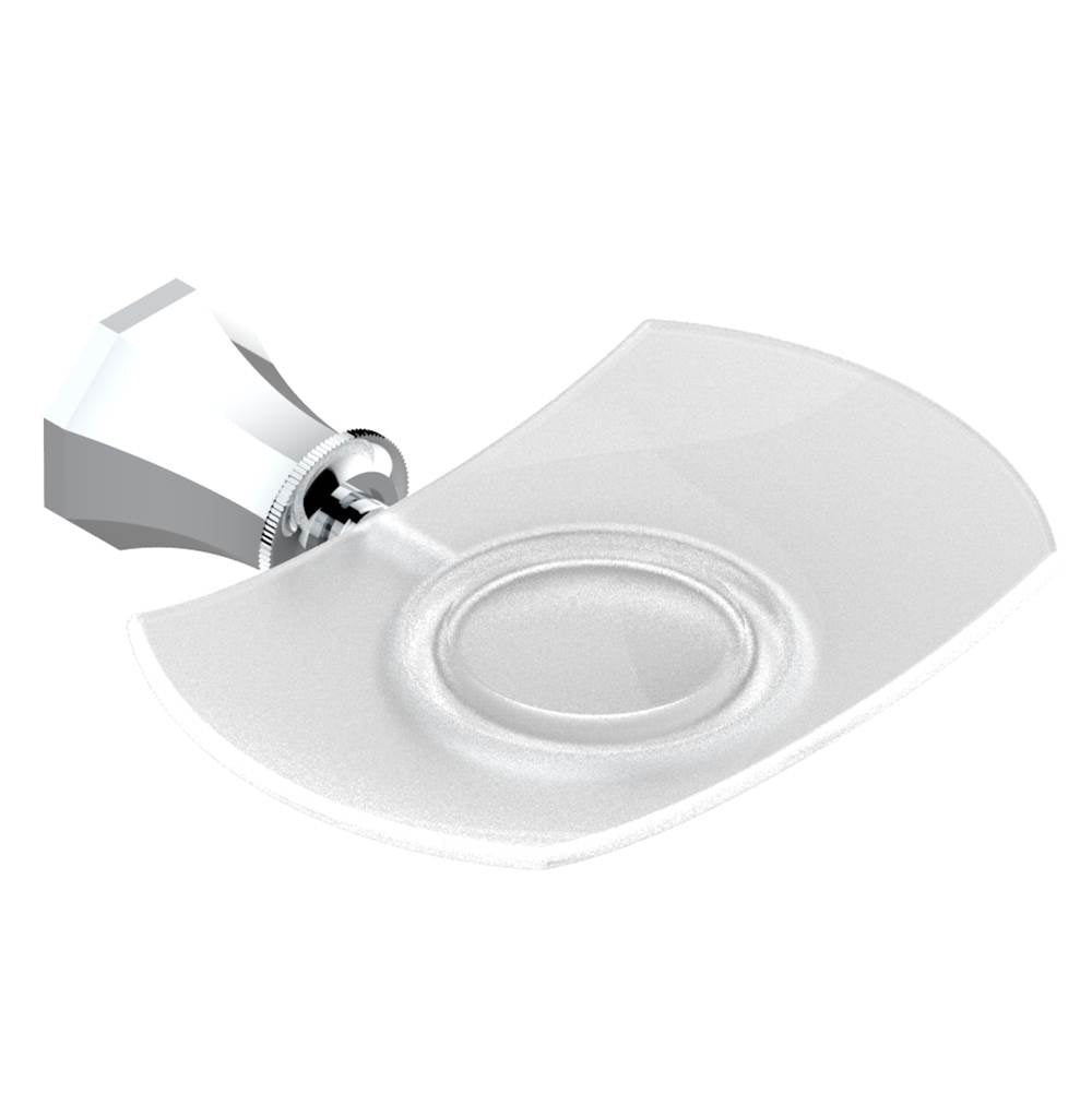 THG - Glass soap dish, wall mounted - Matt Umber PVD