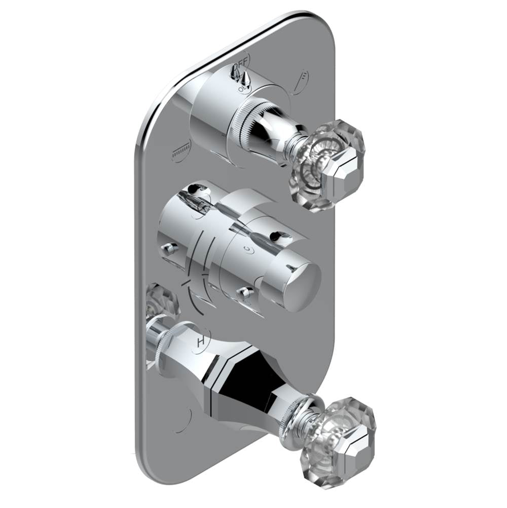 THG - Trim for thg thermostat with 2-way diverter and on/off control, rough part supplied with fixing box ref. .5 540AE/US - Matt Umber PVD