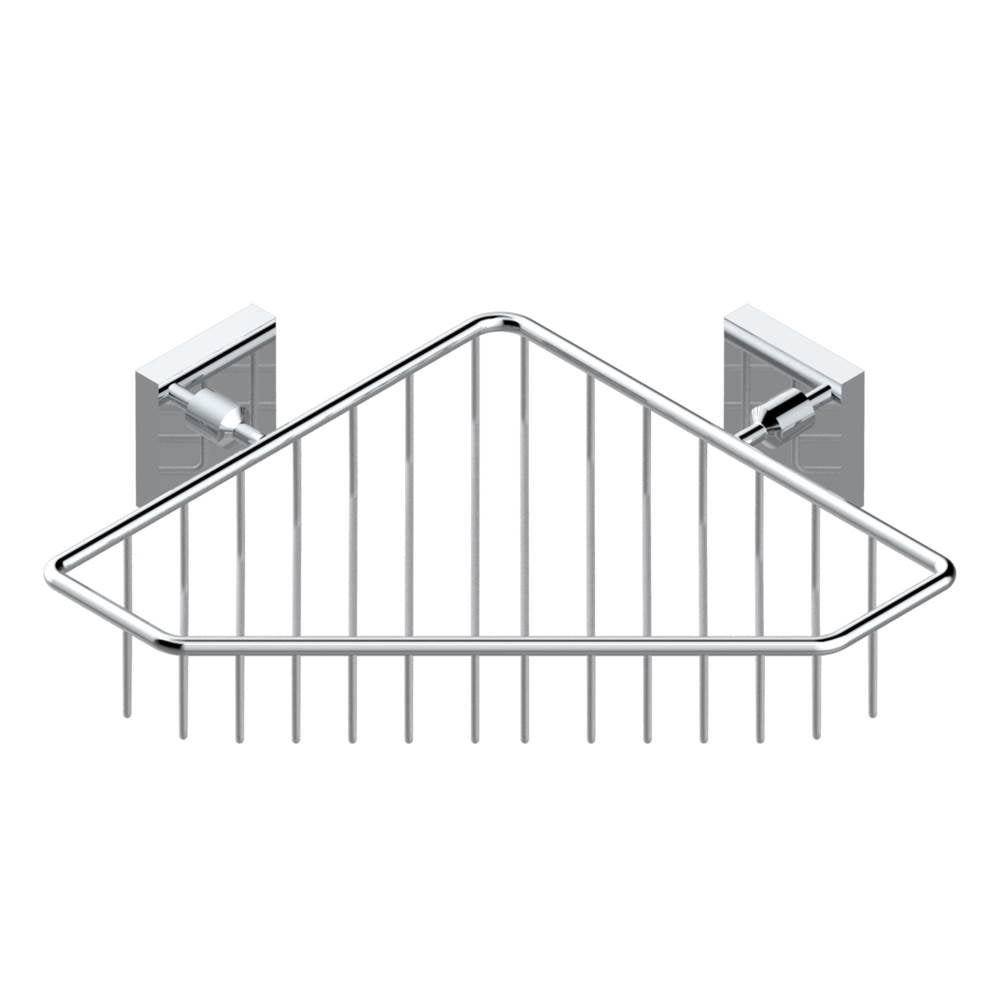 THG - Large corner soap basket, wall mounted - Matt Umber PVD