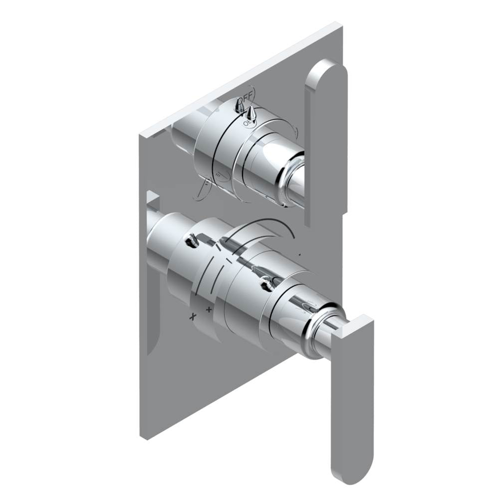THG - Trim for thg thermostat with 2-way diverter, rough part supplied with fixing box ref. 5 500AE/US - Matt Umber PVD