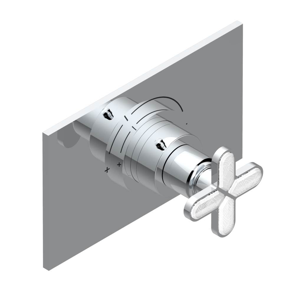 THG - Trim for THG thermostatic valve, rough part supplied with fixing box ref.5 200AE/US - Matt Umber PVD