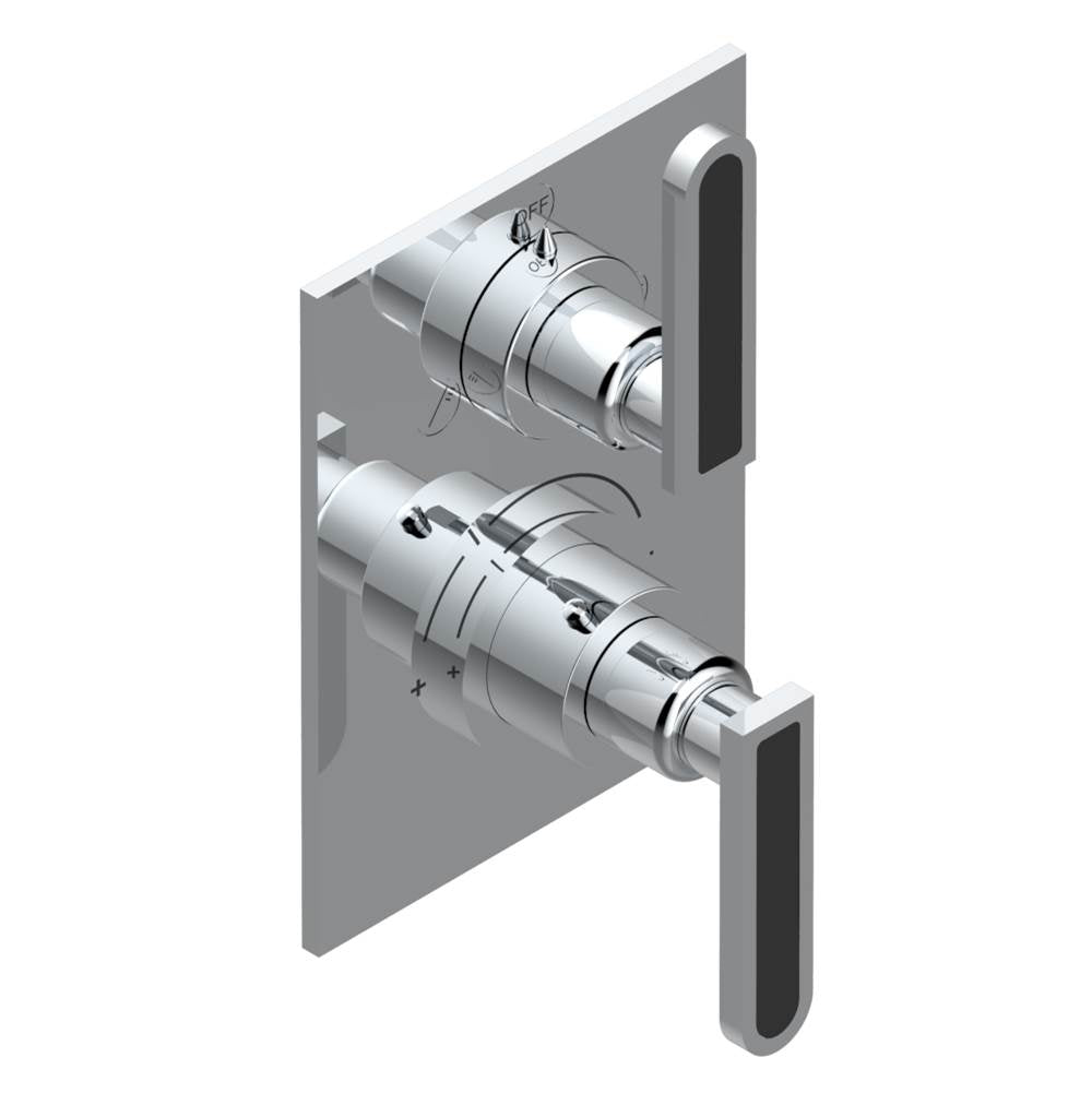 THG - Trim for thg thermostat with 2-way diverter, rough part supplied with fixing box ref. 5 500AE/US - Matt Umber PVD