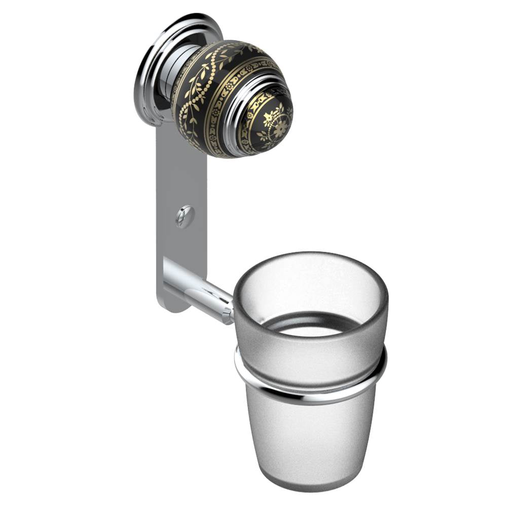 THG - Tumbler holder, wall mounted - Matt Umber PVD