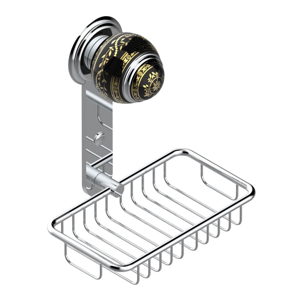 THG - Soap basket, wall mounted 6''1/4 x 3''5/8 - Matt Umber PVD