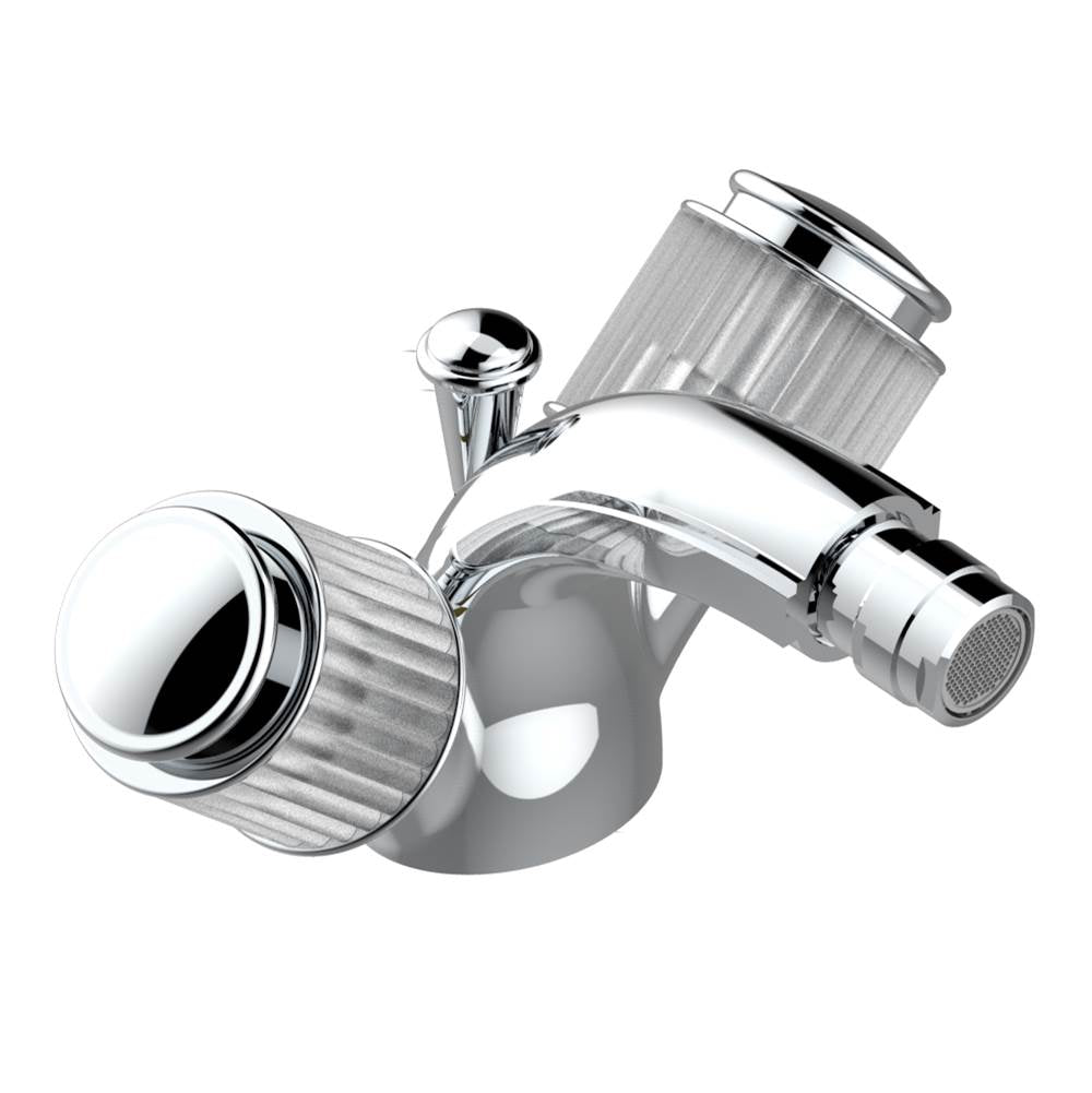 THG - Single hole bidet faucet with drain - Matt Umber PVD