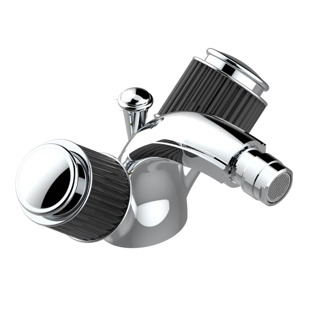 THG - Single hole bidet faucet with drain - Matt Umber PVD