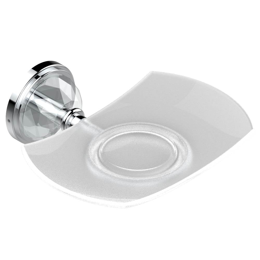 THG - Glass soap dish, wall mounted - Matt Umber PVD
