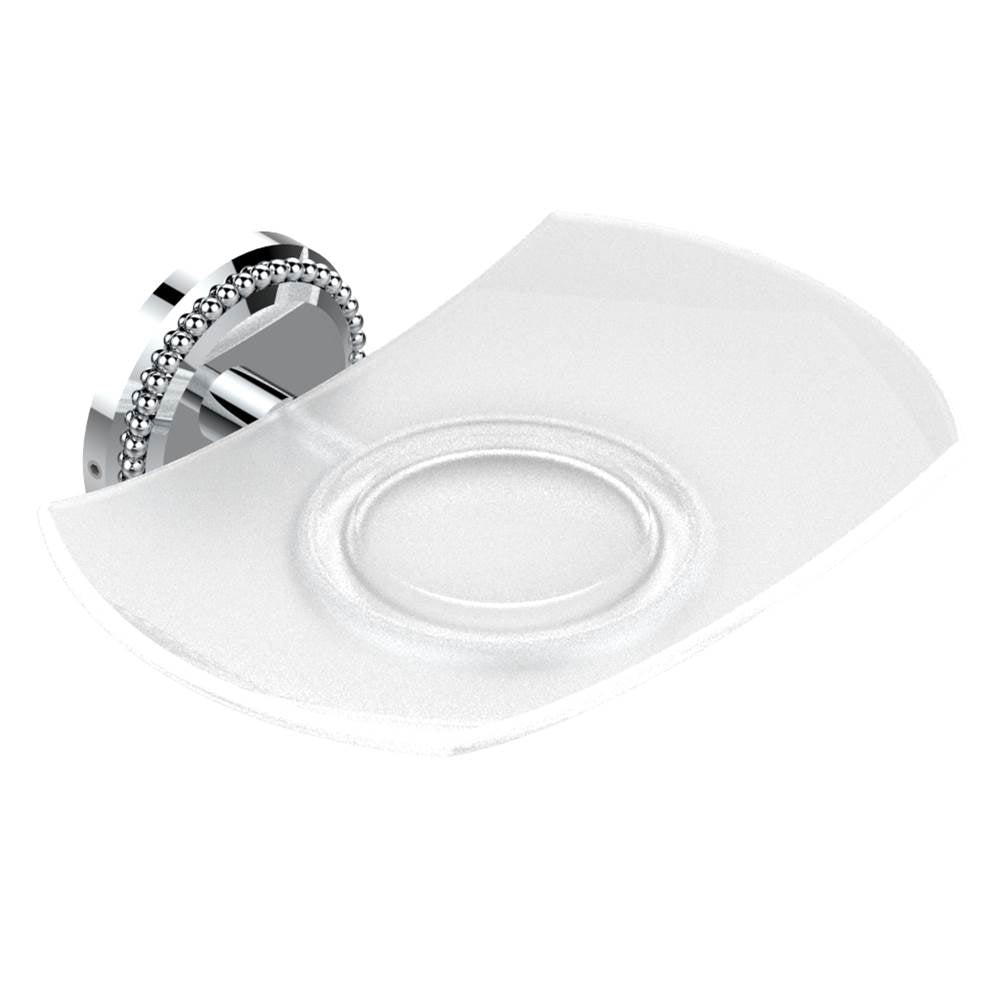 THG - Glass soap dish, wall mounted - Matt Umber PVD