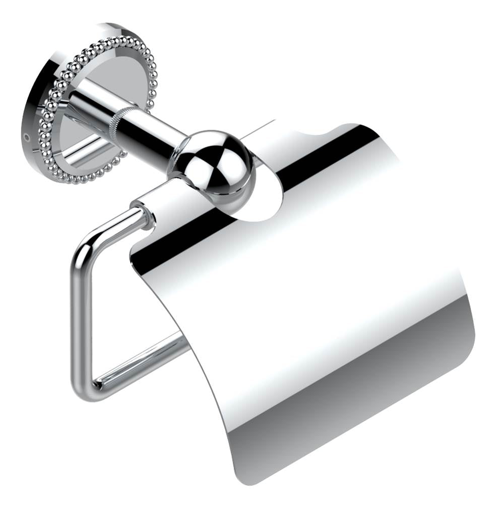 THG - Toilet paper holder, single mount with cover - Matt Umber PVD
