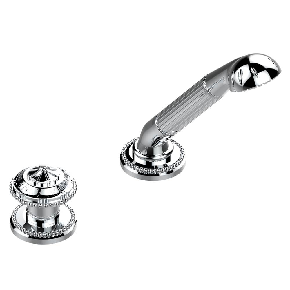 THG - Deck mounted mixer with handshower, progressive cartridge - Matt Umber PVD