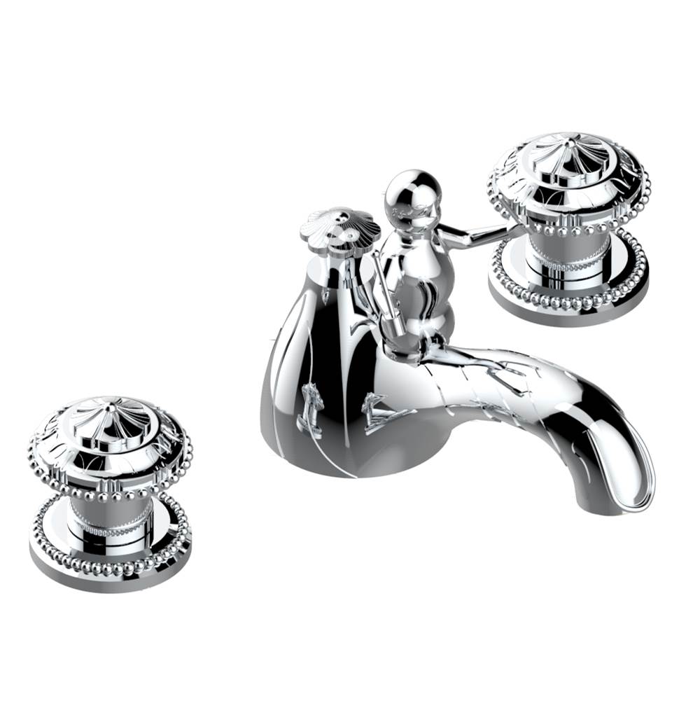 THG - Widespread lavatory set with drain - Matt Umber PVD