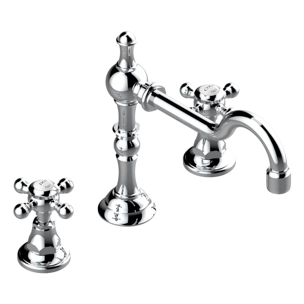 THG - Widespread lavatory set with drain - Matt Umber PVD