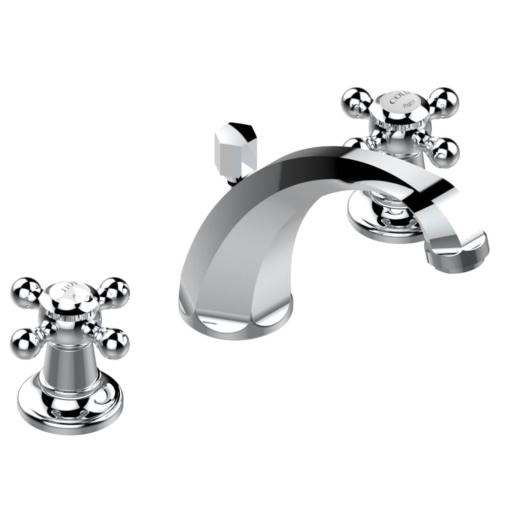 THG - Widespread lavatory set, high spout, with drain - Matt Umber PVD